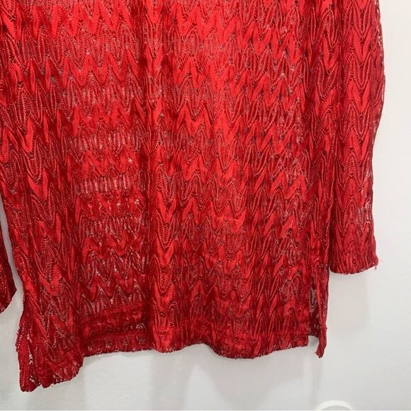 NWT Faded Glory Red Swim Coverup Size Small - Picture 4 of 10